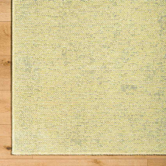 Tobey Solid & Border Washable Rug, Grass Green