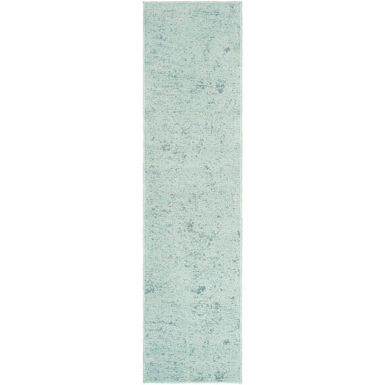 Tobey Solid & Border Washable Rug, Seafoam