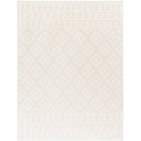 Shatora Modern Area Rug, Light Beige