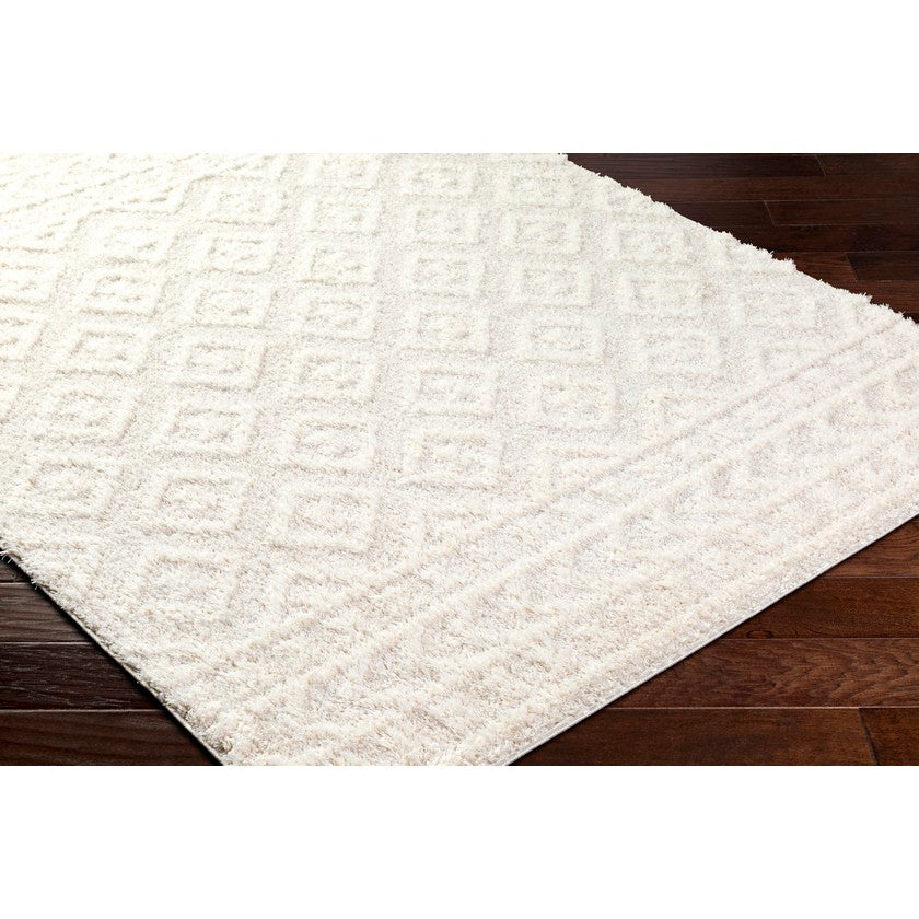 Shatora Modern Area Rug, Light Beige