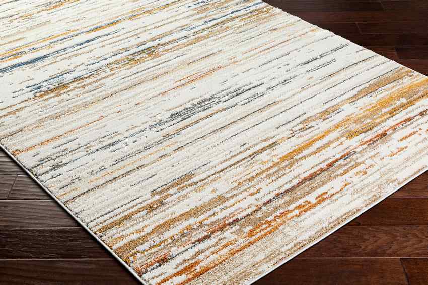 Ian Modern Rug, Burnt Orange