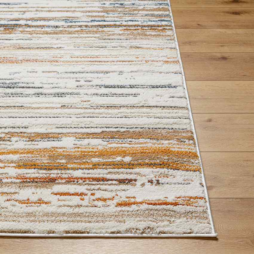 Ian Modern Rug, Burnt Orange