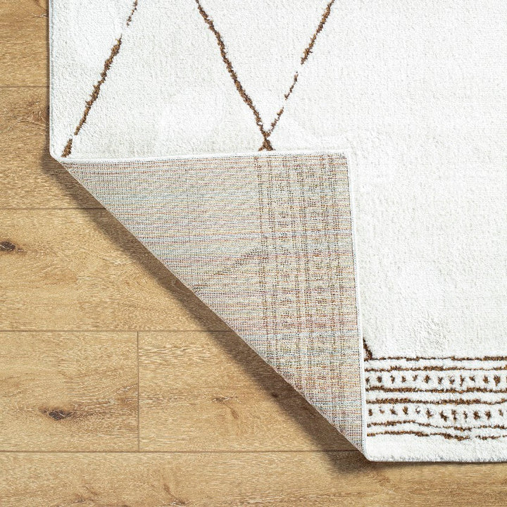 Gaetano Modern Rug, Ivory/Brown