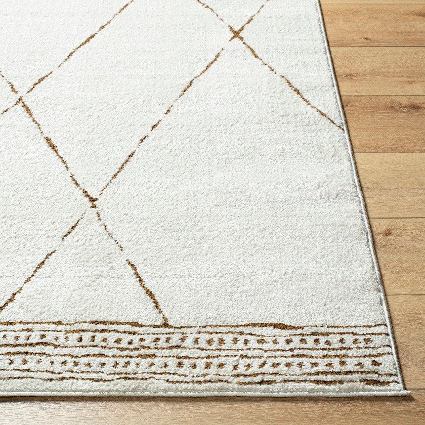 Gaetano Modern Rug, Ivory/Brown