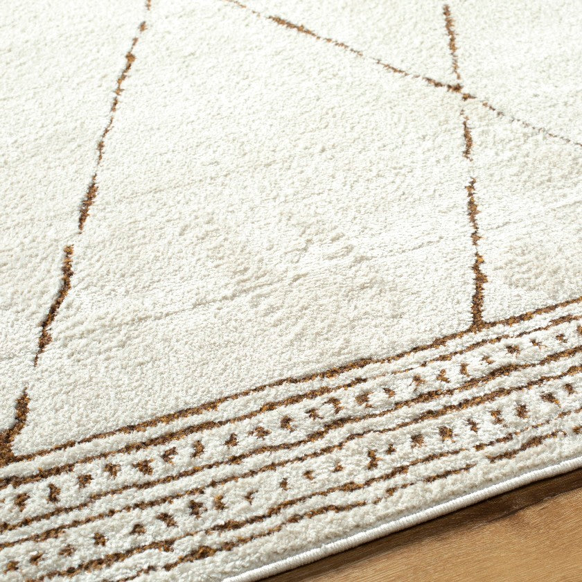 Gaetano Modern Rug, Ivory/Brown