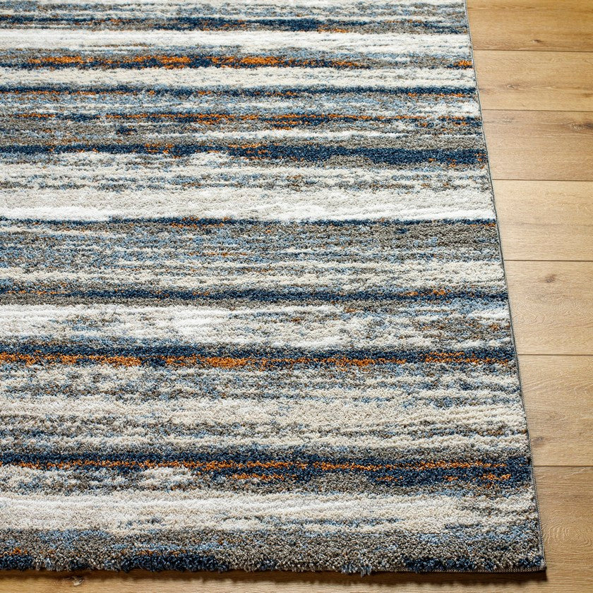 Rayshon Modern Rug, Dark Blue