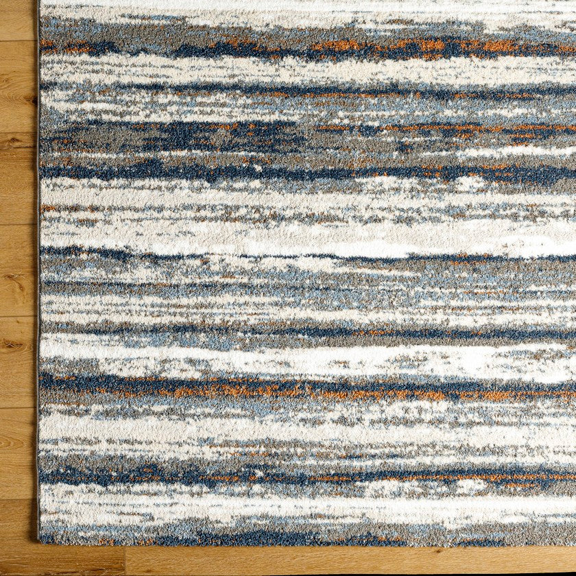 Rayshon Modern Rug, Dark Blue