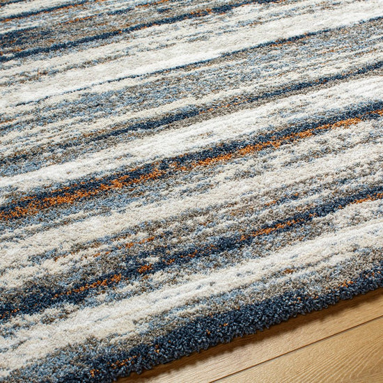 Rayshon Modern Rug, Dark Blue