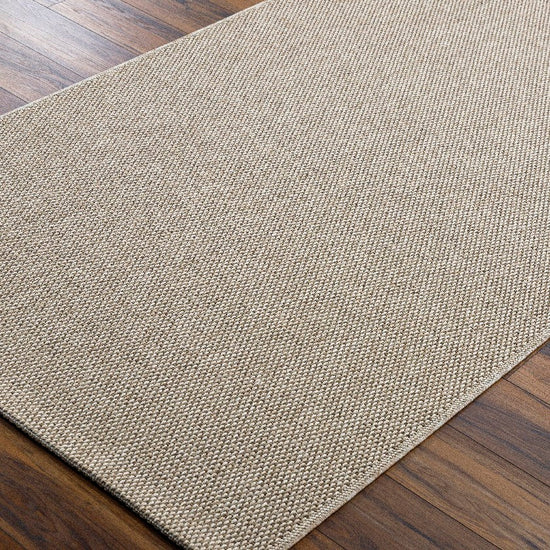 Nalani Solid & Border Rug, Dark Brown