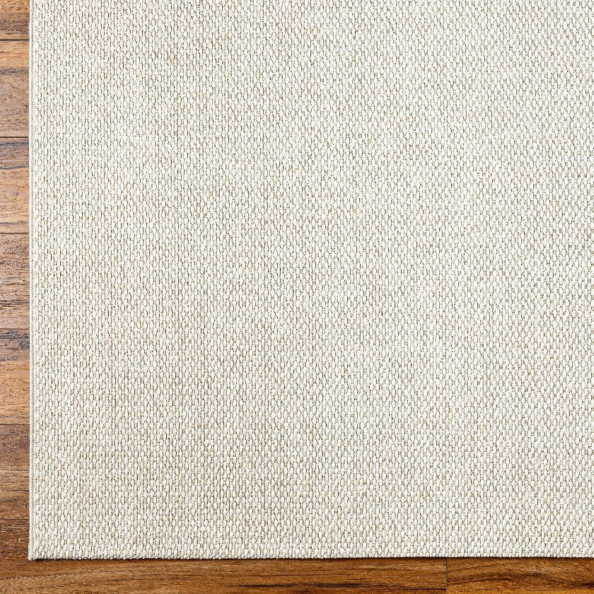 Nalani Solid & Border Rug, Pearl