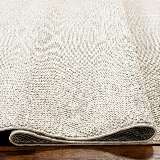 Nalani Solid & Border Rug, Pearl