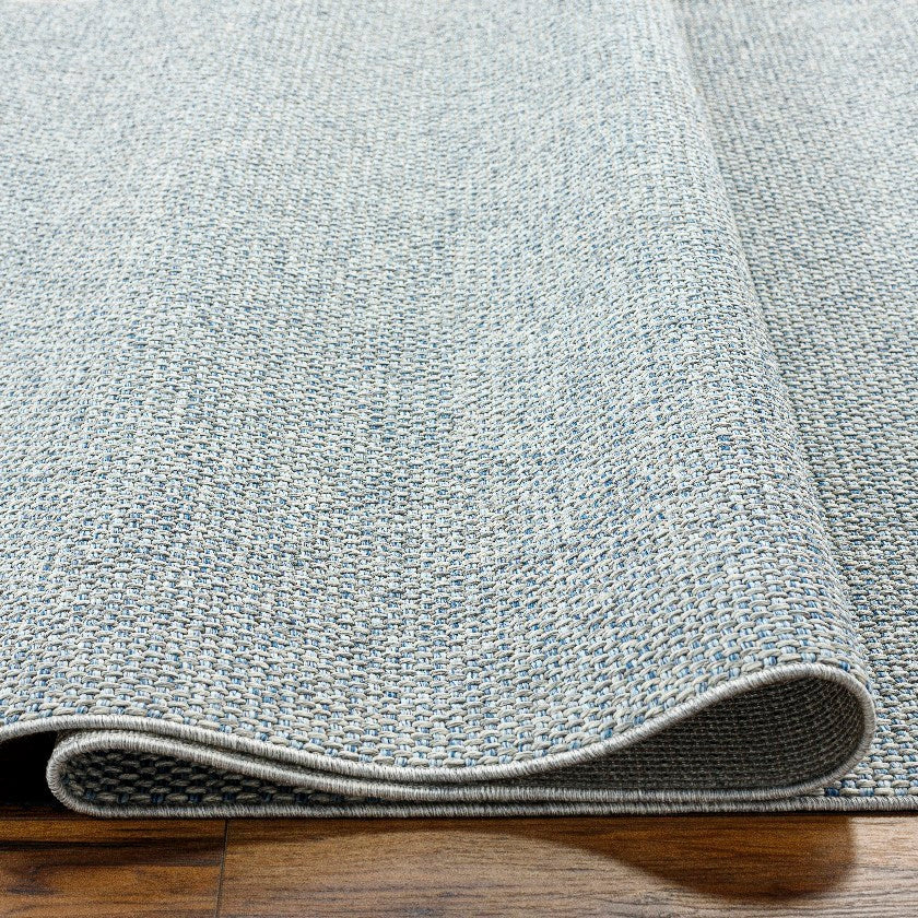 Travious Solid & Border Rug, Ash