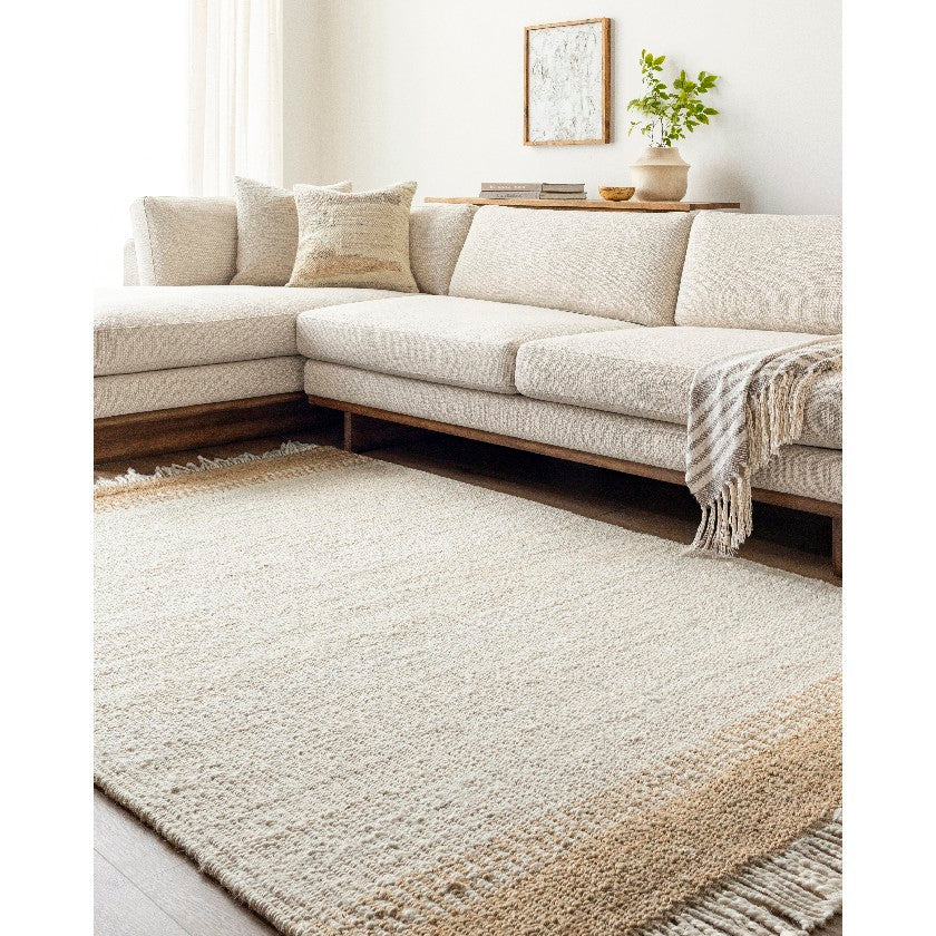 Rafe Texture Rug, Off-White