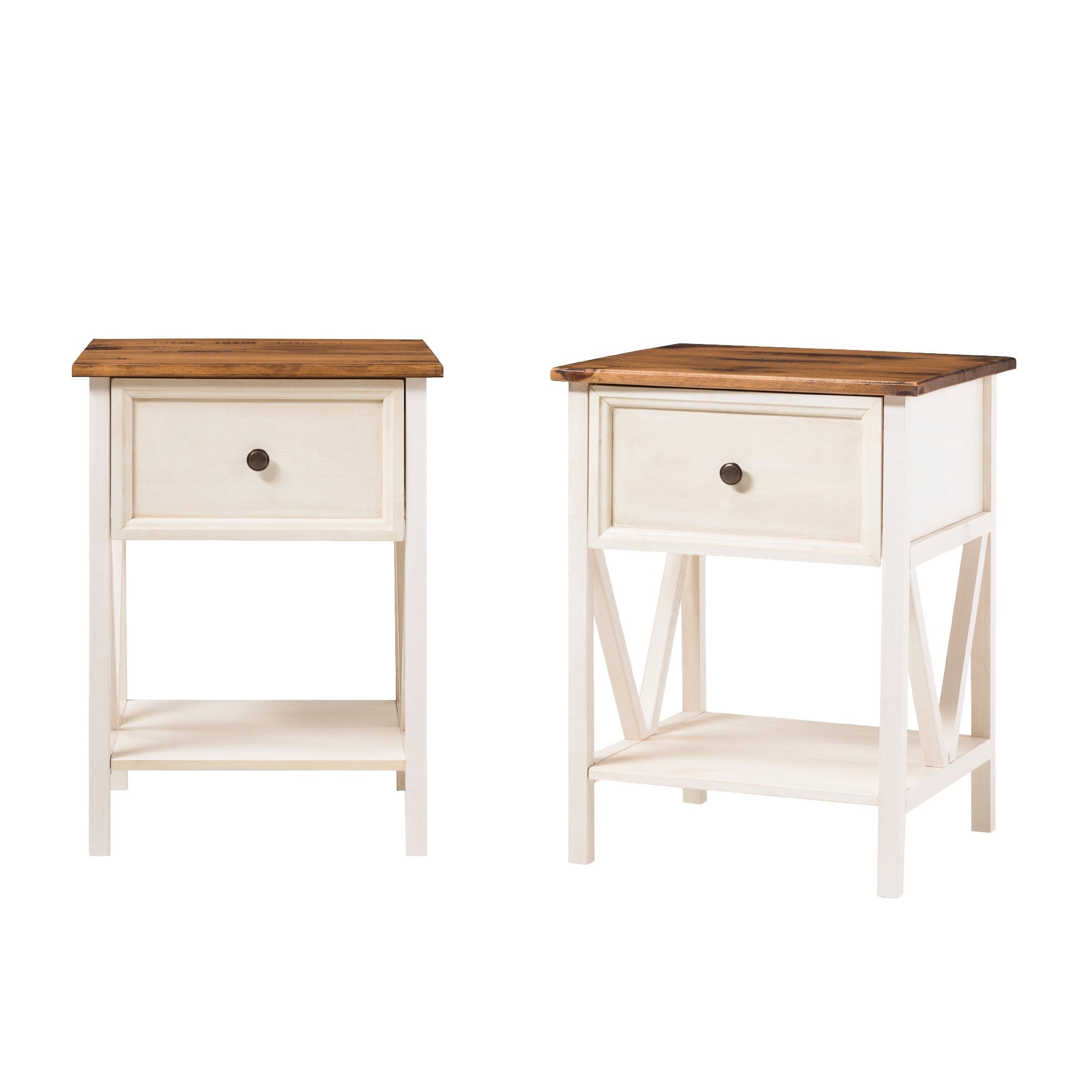 Natalee Wood Nightstand / Side Table