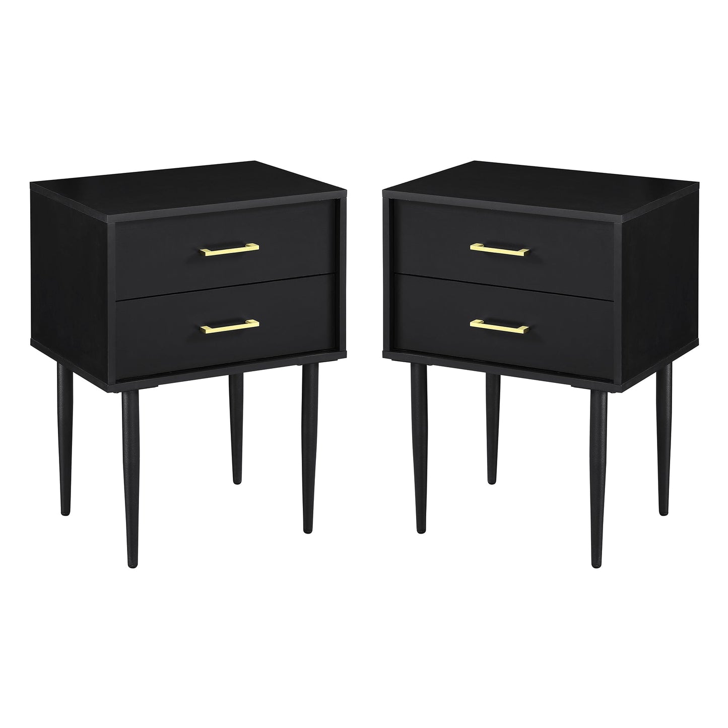 Olivia Two-Drawer Nightstand / Side Table, Set of 2