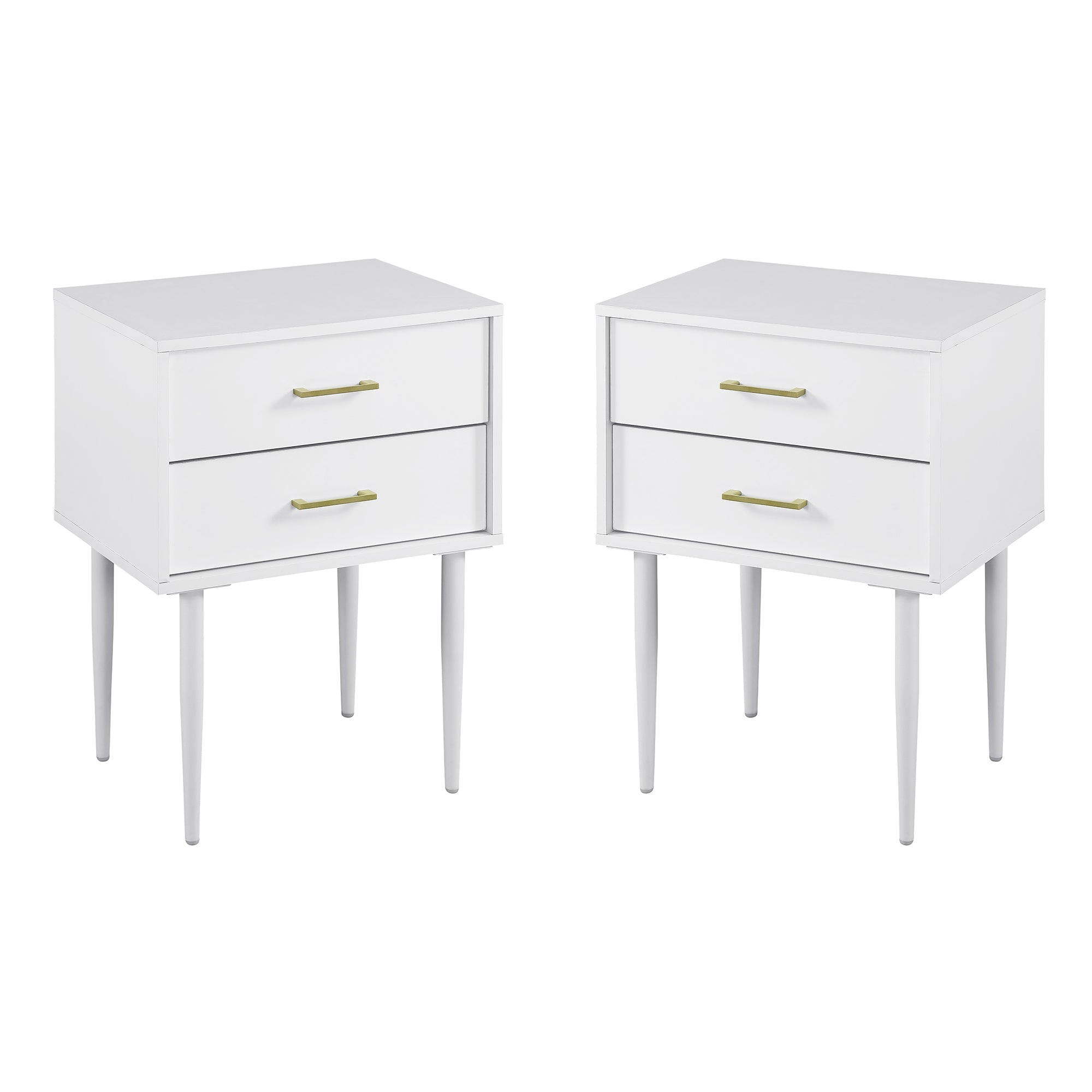 Olivia Two-Drawer Nightstand / Side Table, Set of 2