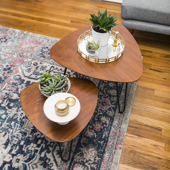 Hairpin Leg Nesting Coffee Table Set