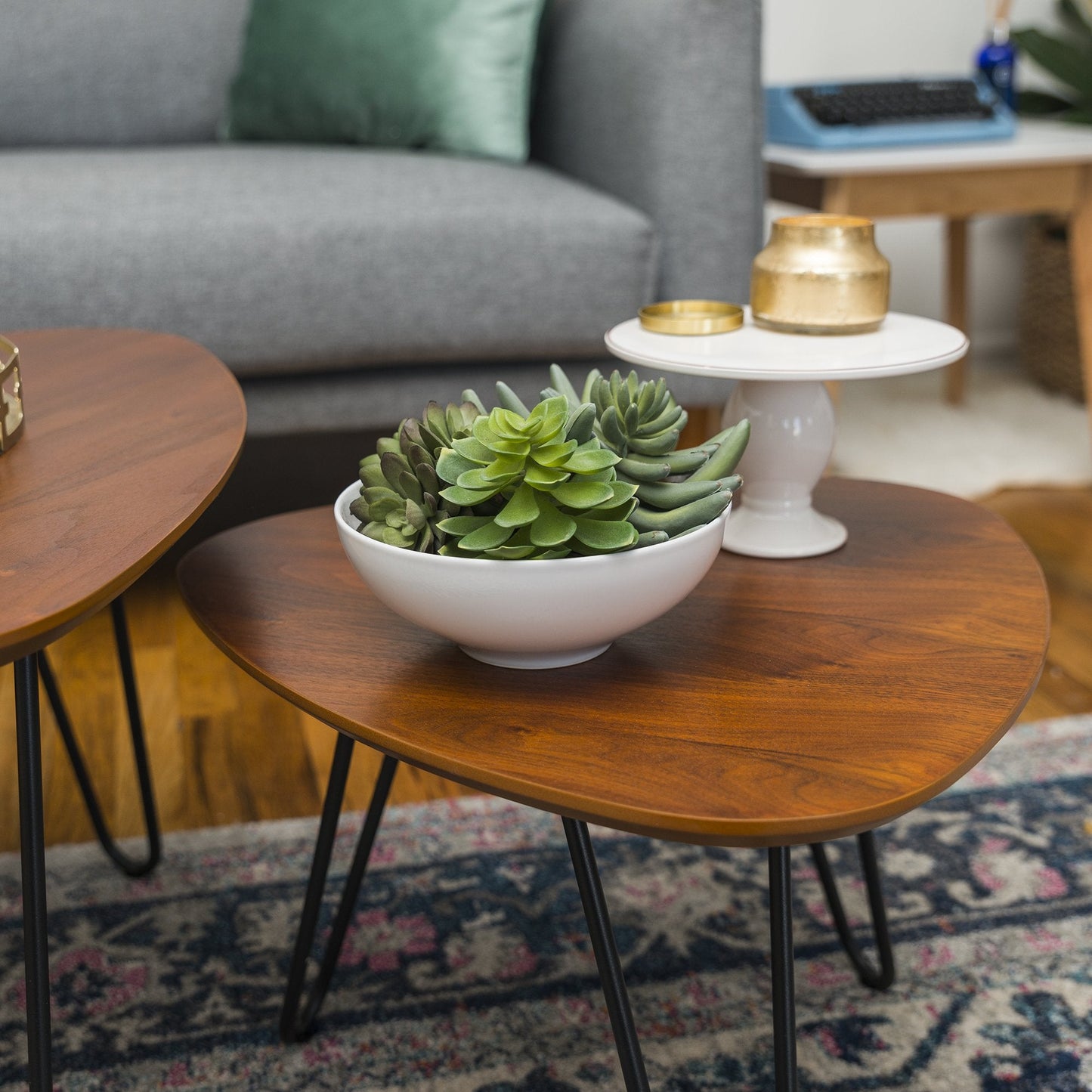 Hairpin Leg Nesting Coffee Table Set