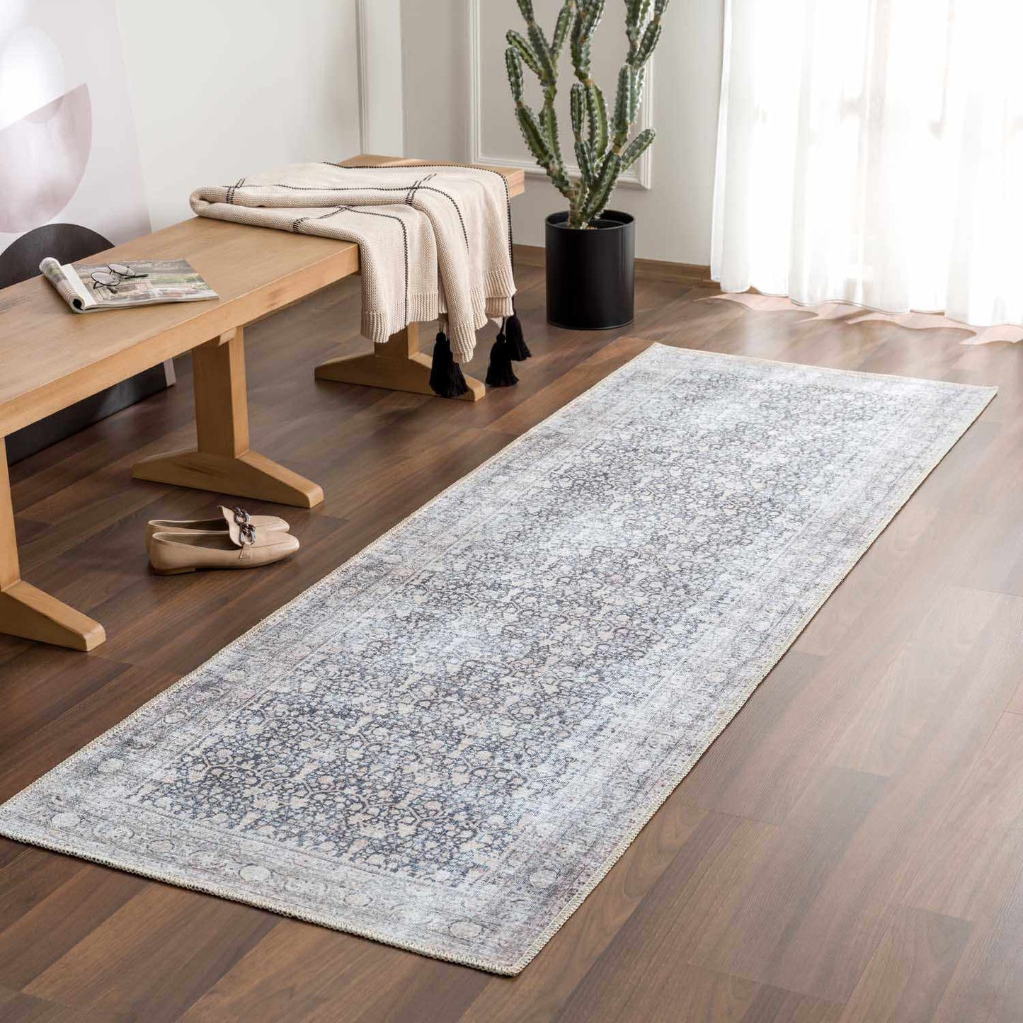 Hedda Polyester Washable Rug