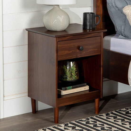 Spencer Solid Wood Transitional Nightstand