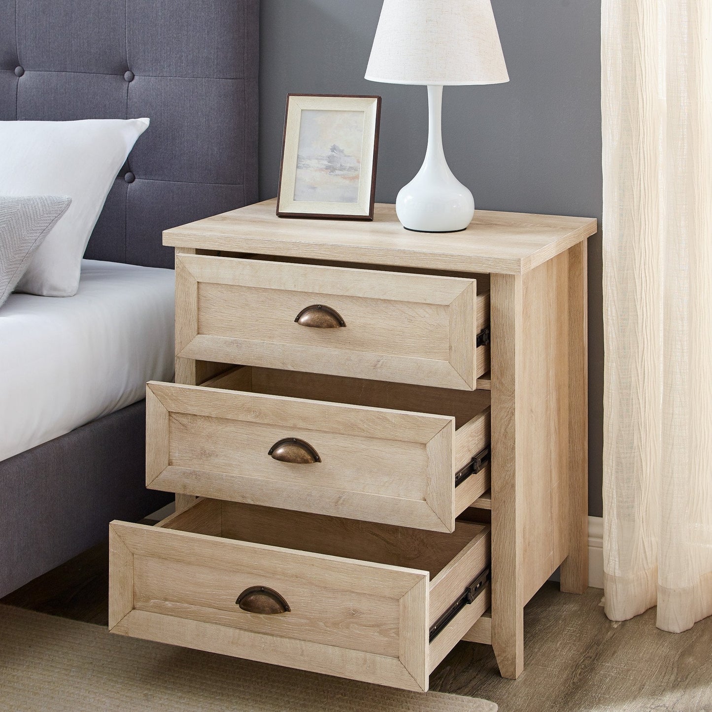 Odette Transitional Farmhouse Collection (Dresser or Nightstand)