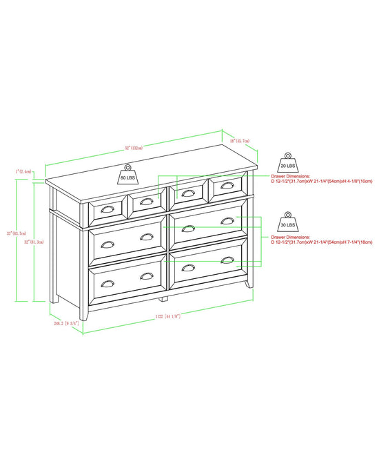 Odette Transitional Farmhouse Dresser Collection