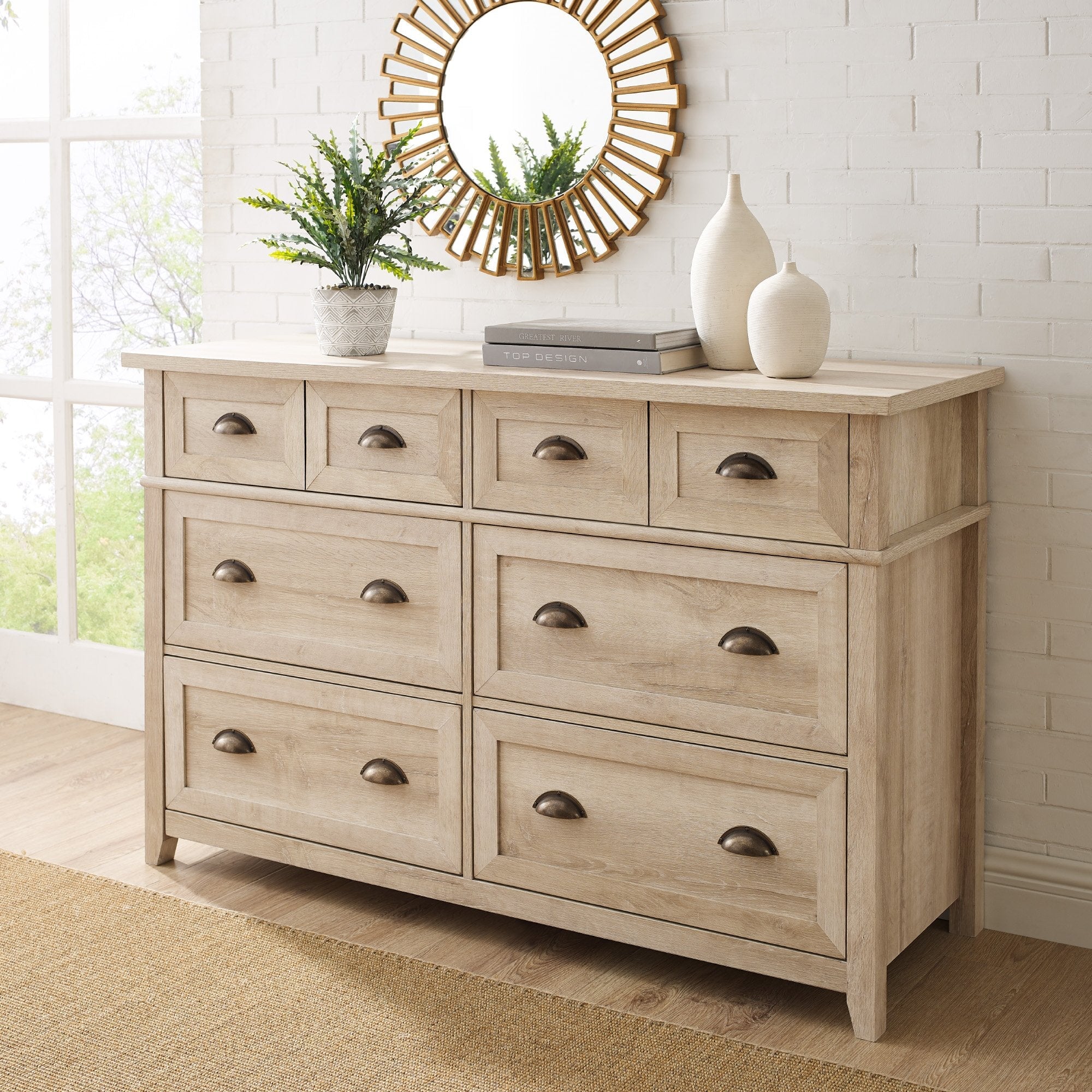 Odette Transitional Farmhouse Collection (Dresser or Nightstand)