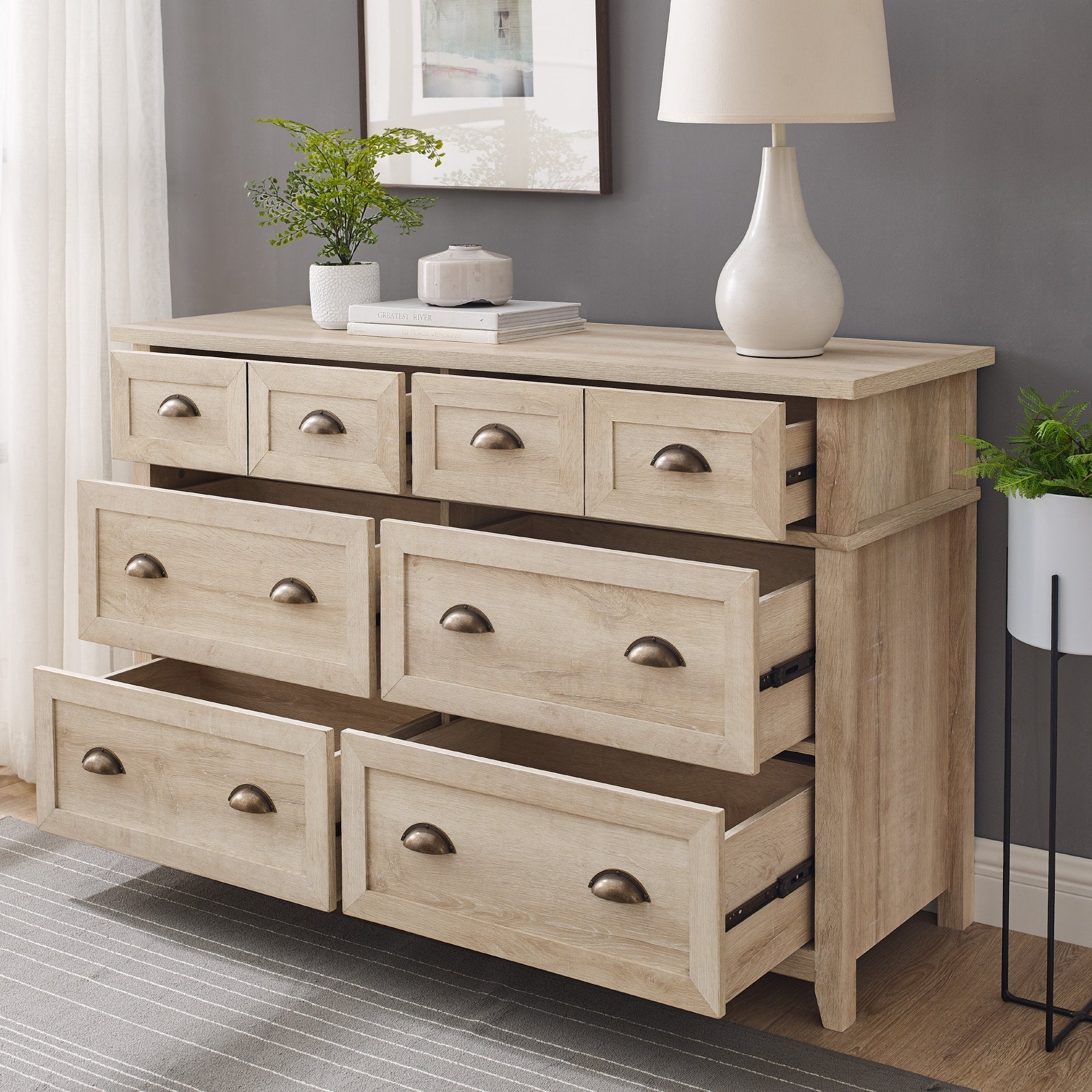 Odette Transitional Farmhouse Dresser Collection