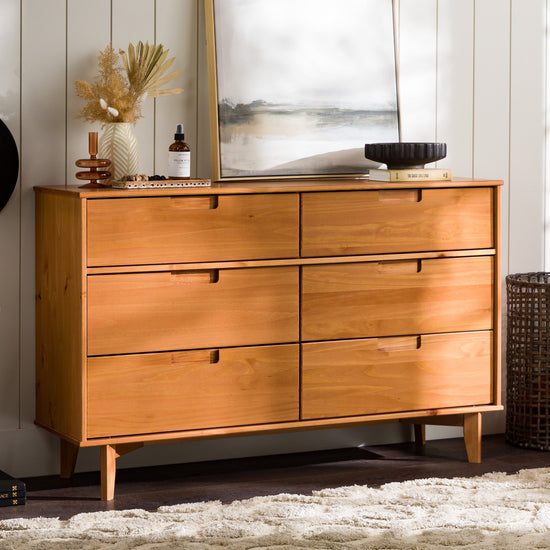 Sloane Mid Century Modern Solid Wood Dresser