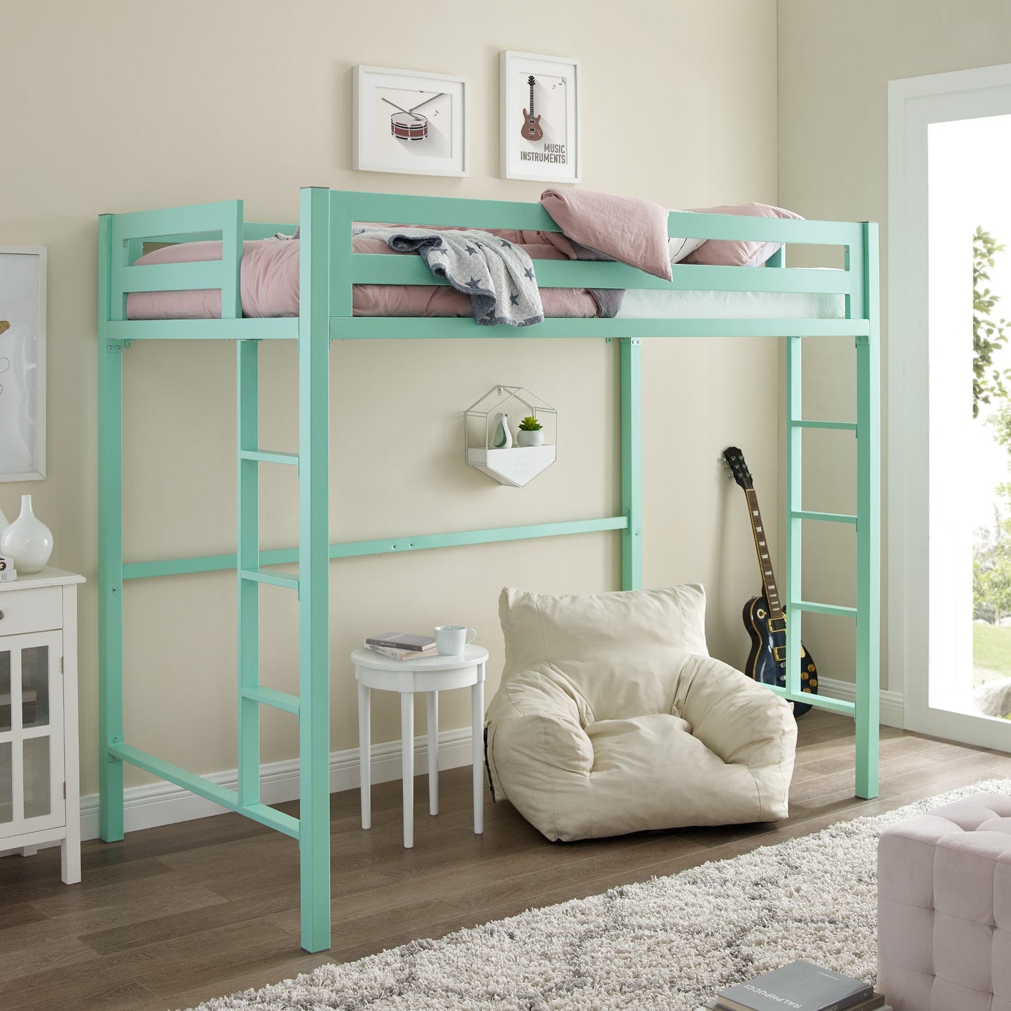 Bentley Twin Loft Square Bunk Bed