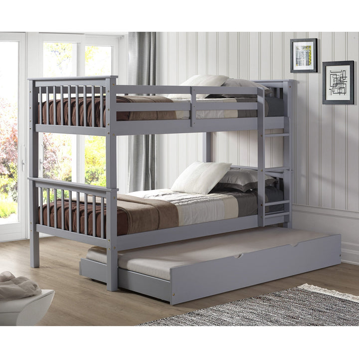 Solid Wood Twin Trundle Bed