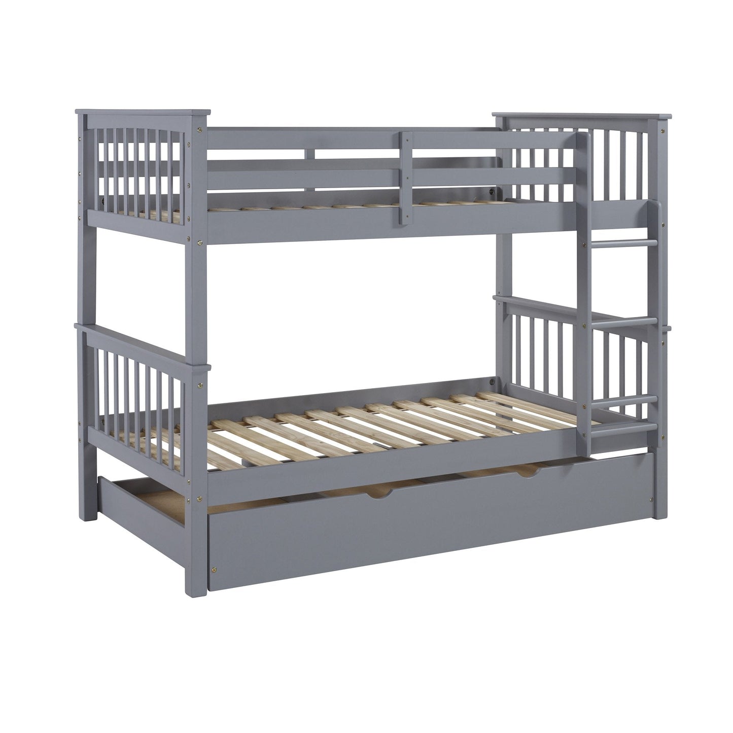 Solid Wood Twin Trundle Bed