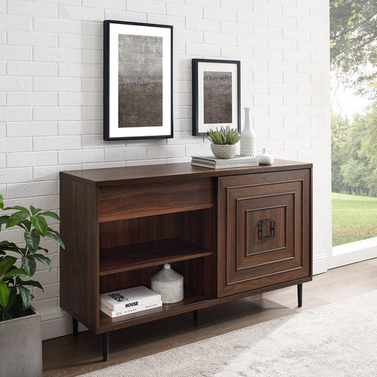 Serena Square Detail Sliding Door Sideboard