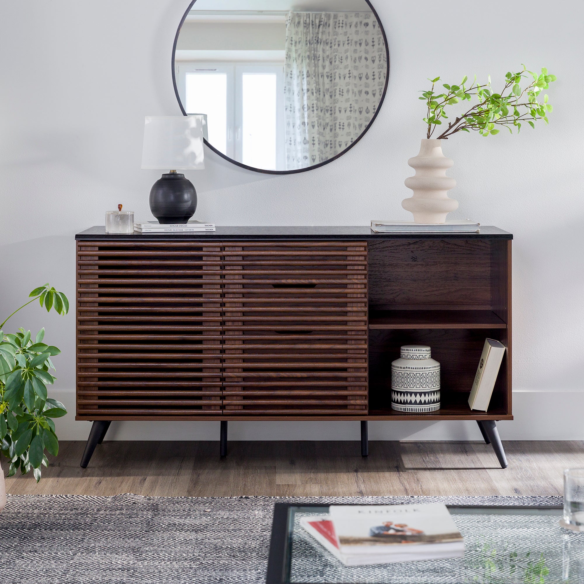 Havana Sliding Door Drawer Sideboard