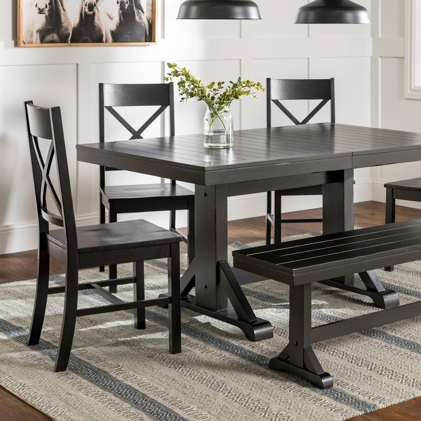 Meridian 6-Piece Wood Dining Set