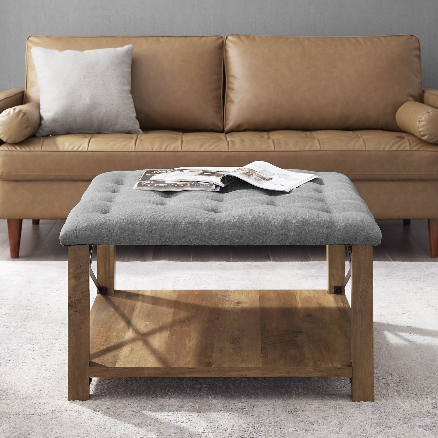 Marcus Tufted Ottoman