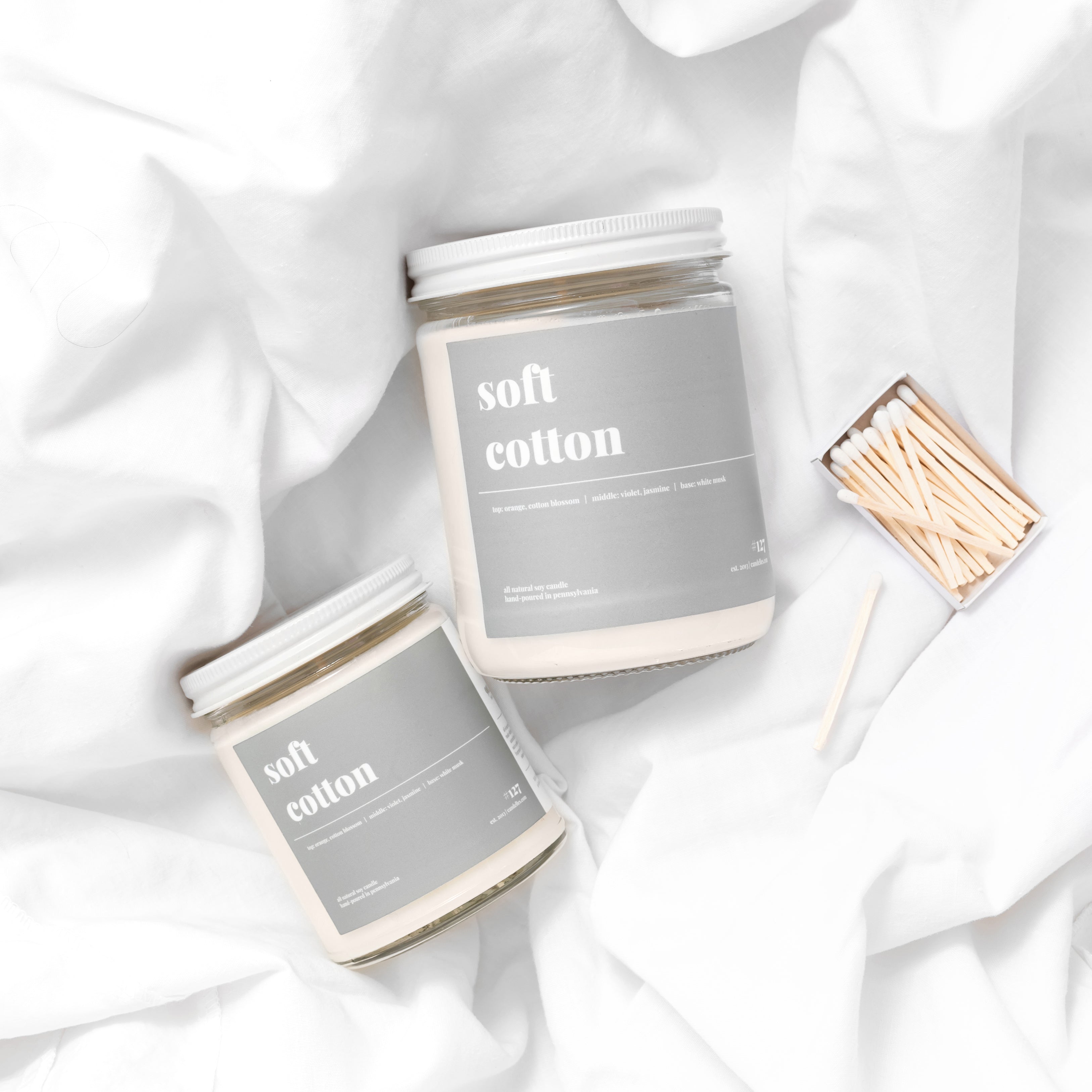 Soft Cotton Soy Candle - Petite