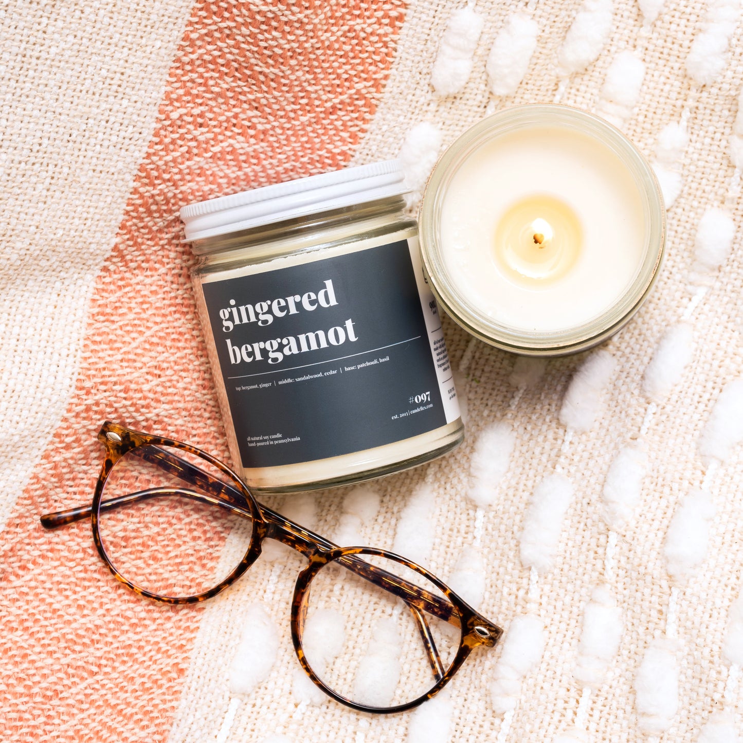 Gingered Bergamot Soy Candle - Petite