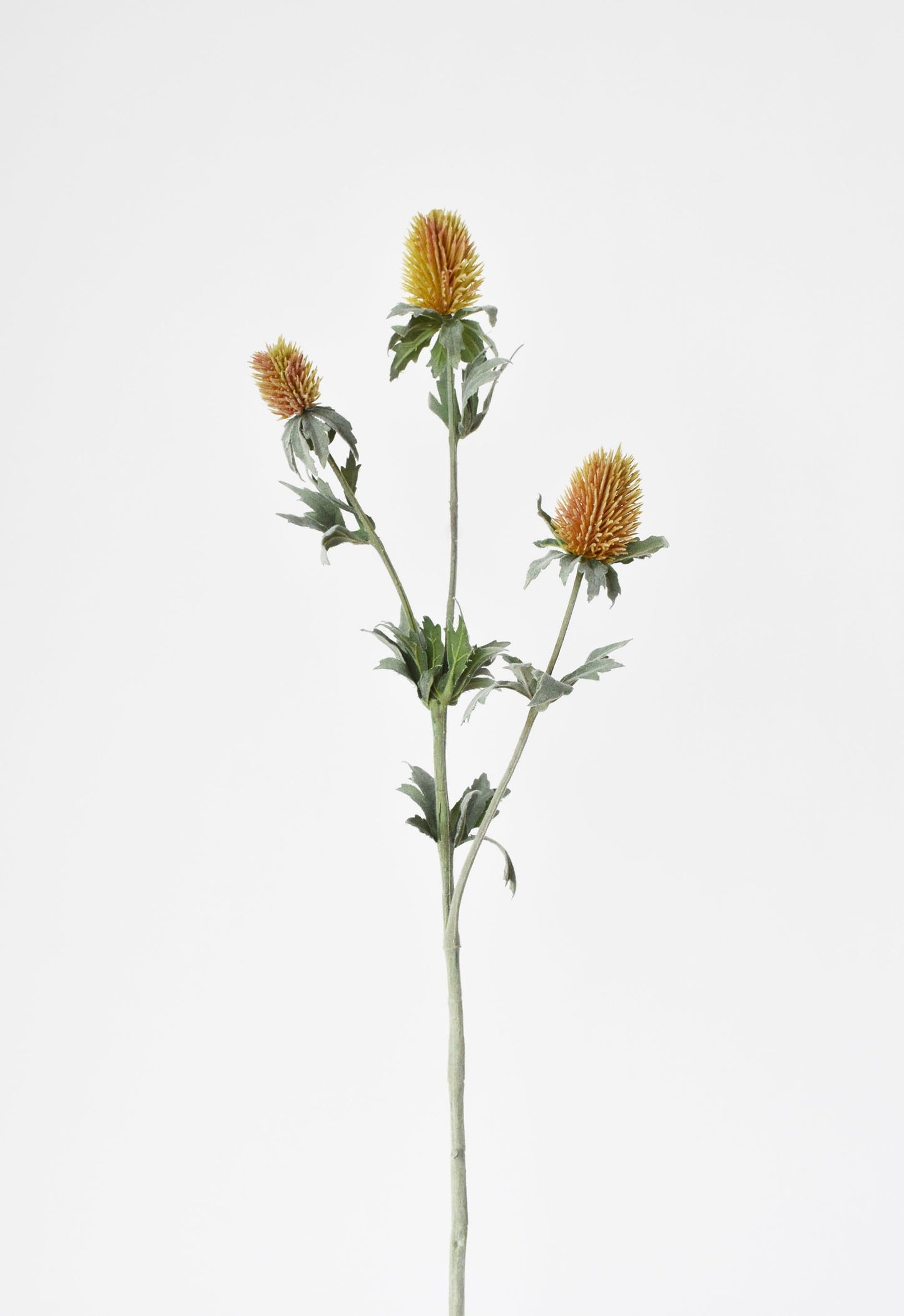 Thistle Spray Stem, 31", Mauve & Yellow