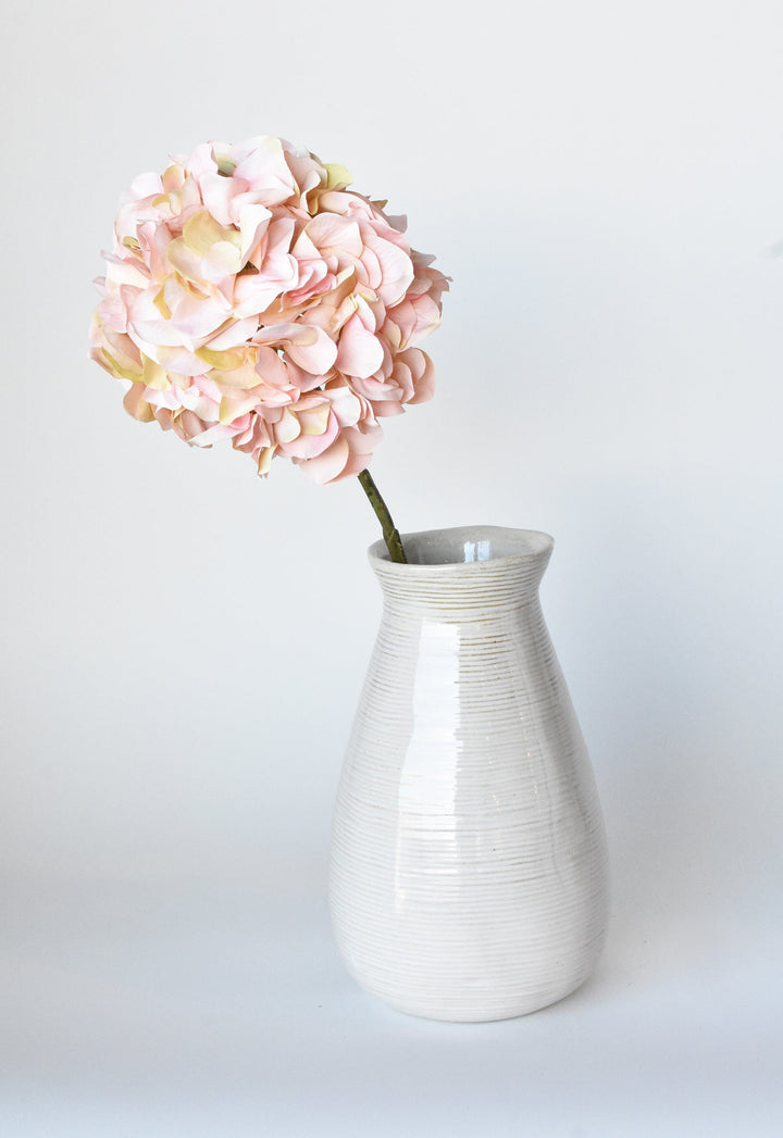 Hydrangea Stem, 21", Light Pink