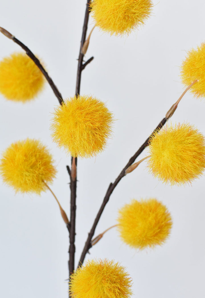 Pom-Pom Stem, 30", Yellow