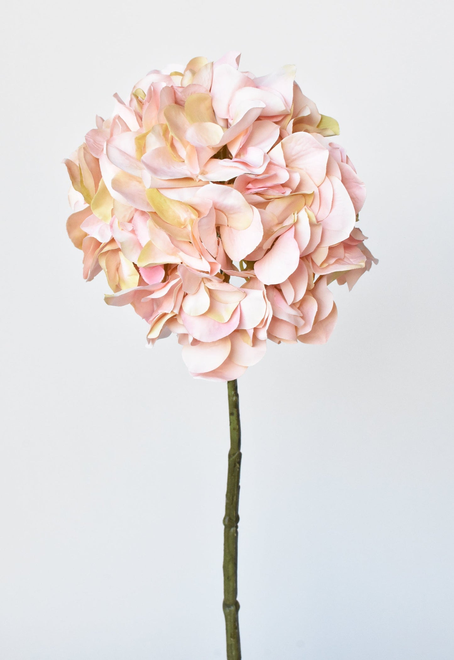 Hydrangea Stem, 21", Light Pink