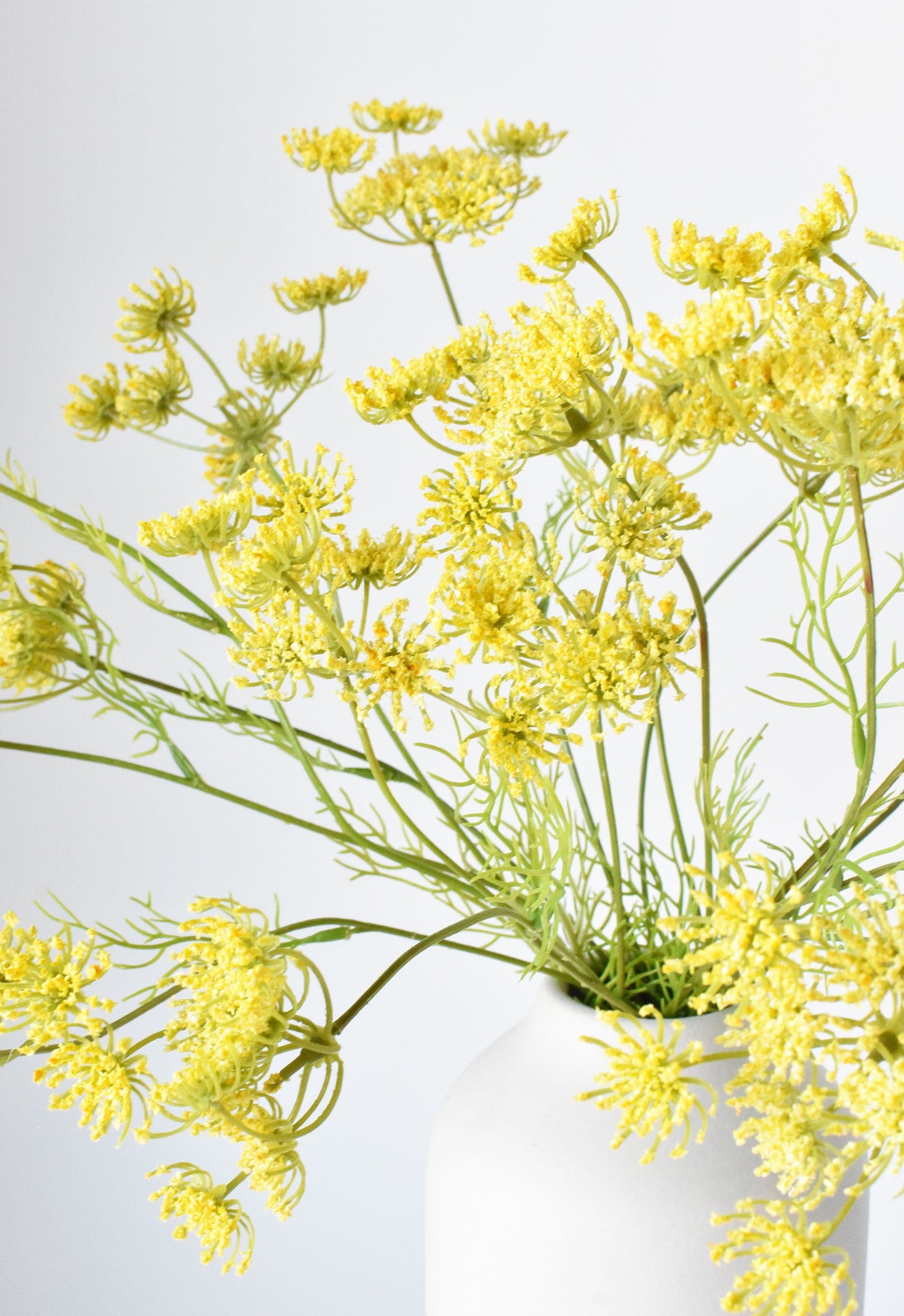 Queen Anne's Lace Stem, 20.5", Yellow