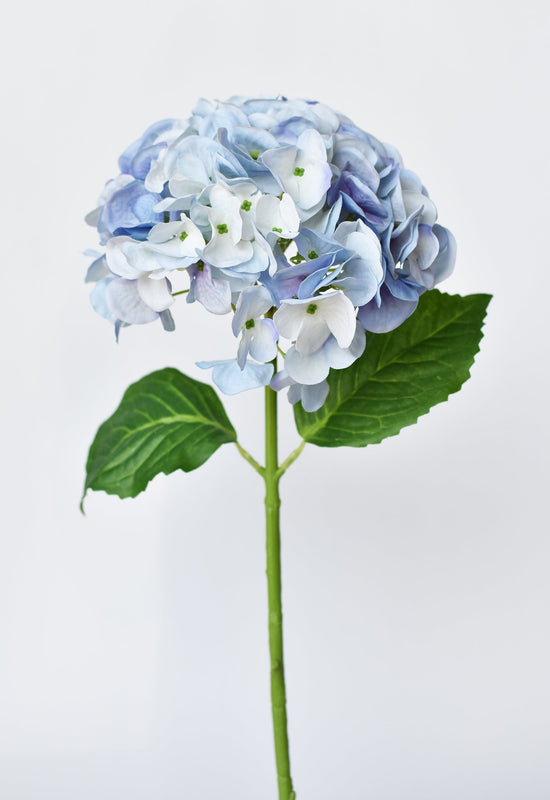 Real Touch Blue & Purple Hydrangea Stem, 19"