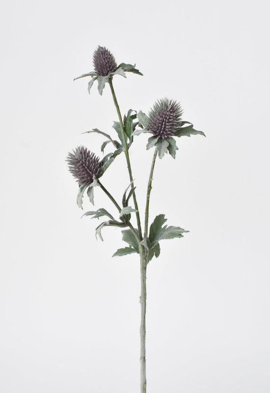 Thistle Stem, 17", Green & Lavender