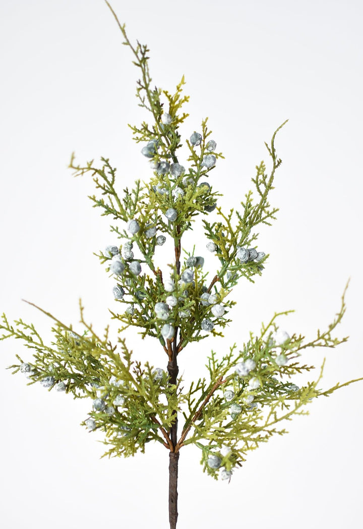 Juniper Berry Greenery Stem, 18"