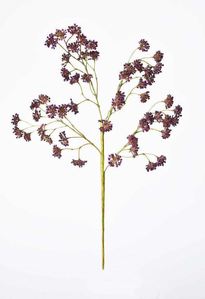 Sedum Berry Stem, 16", Purple, Real Touch