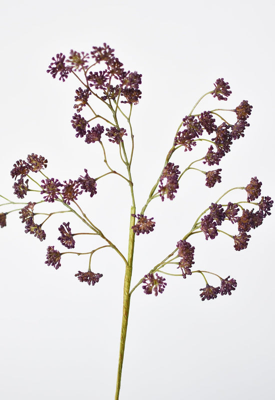 Sedum Berry Stem, 16", Purple, Real Touch