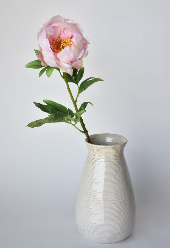 Peony Stem, 22", Pink