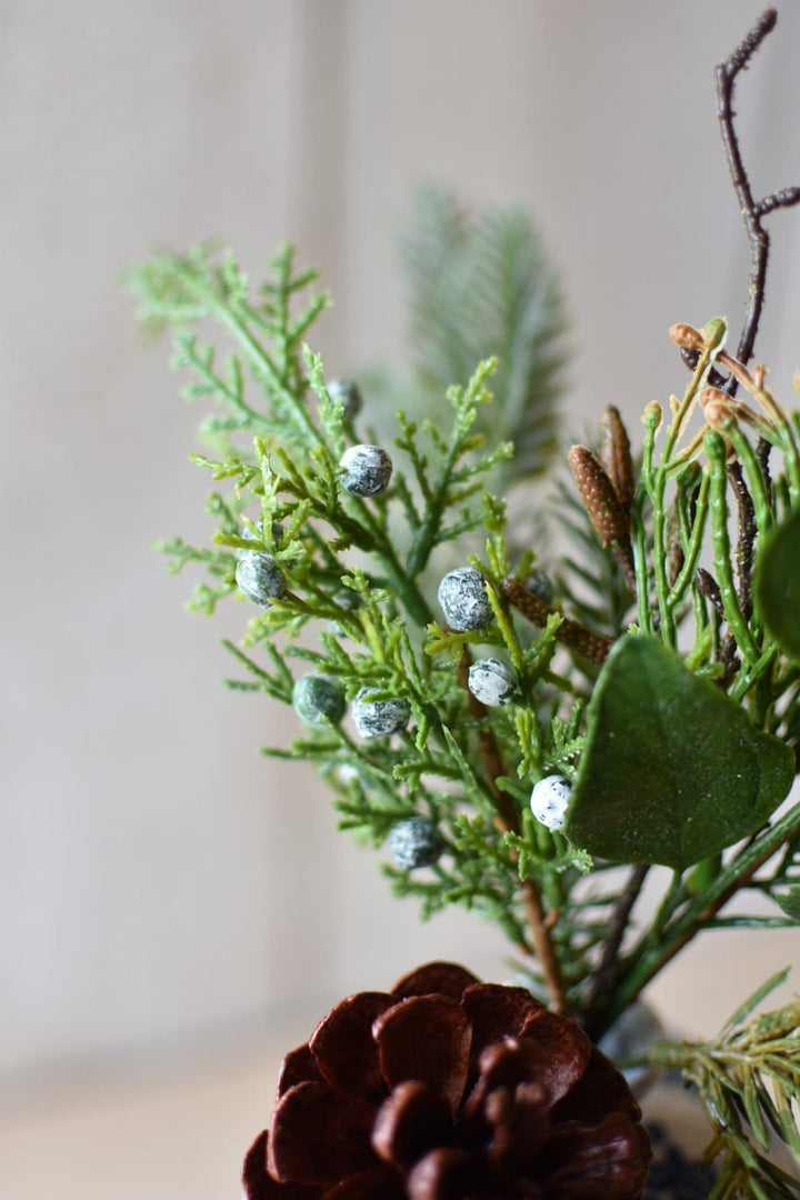 Mixed Pine Greenery Stem, 16"